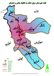 نقشه شهرستان سرپل ذهاب