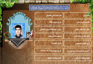 شهید سرافراز پرویز هادیان شهید سرافراز پرویز هادیان