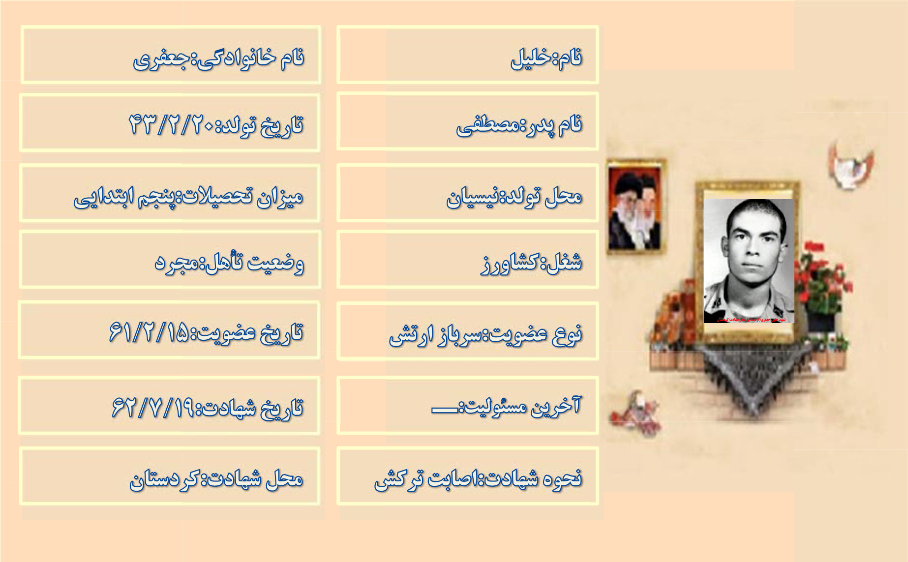 شهید خلیل جعفری