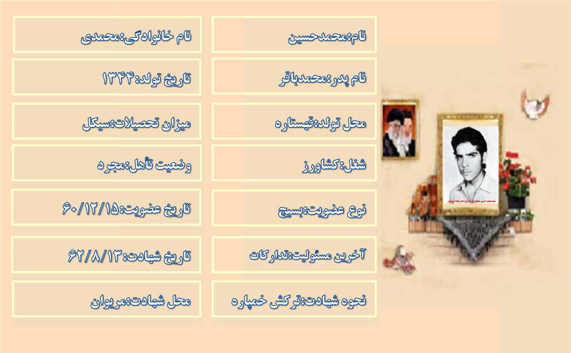 شهید محمدحسین محمدی