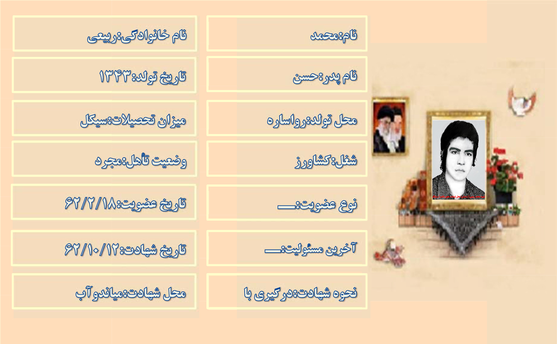 شهید محمد ربیعی
