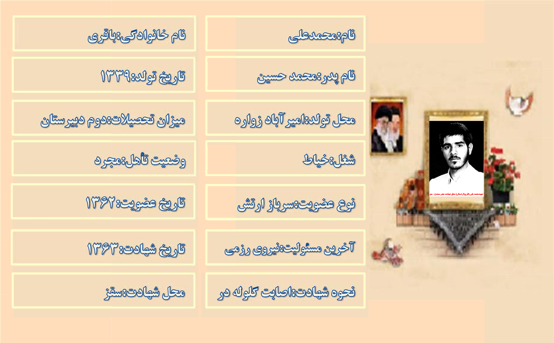 شهید محمدعلی باقری