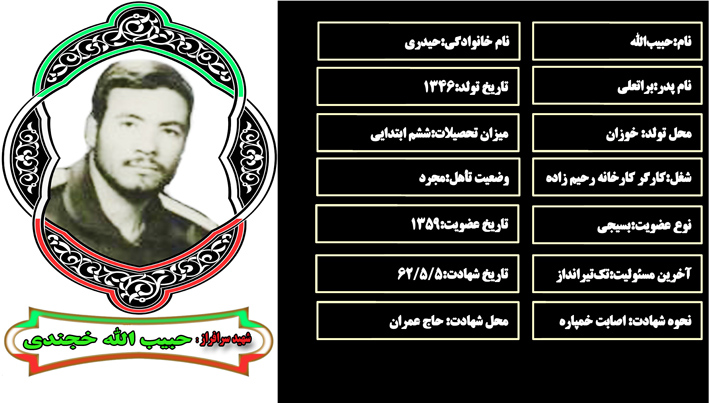 شهید سرافراز حبيبالله حيدري شهید سرافراز حبيبالله حيدري