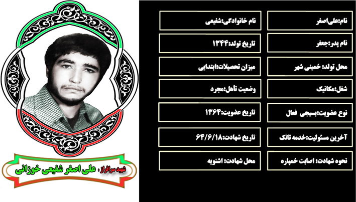 شهید سرافراز علیاصغر شفيعي شهید سرافراز علیاصغر شفيعي