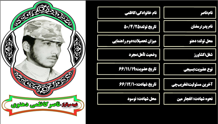 شهید سرافراز ناصر كاظمي شهید سرافراز ناصر كاظمي