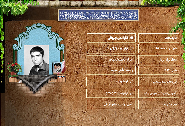 شهید سرافراز محمد چوپانی شهید سرافراز محمد چوپانی