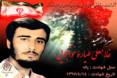 کلیپ سردار شهید غلامعلی طیاره