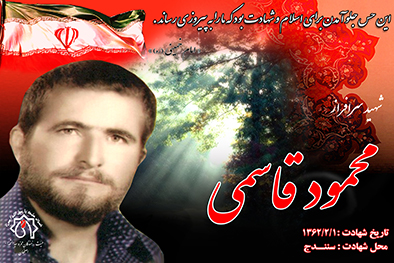 شهید سرافراز محمود قاسمی