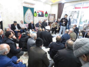 مراسم منزل سردار شهید محمد تمیزی فر