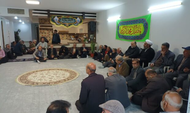 مراسم منزل شهید سید حسین روح الامین مراسم منزل شهید سید حسین روح الامین