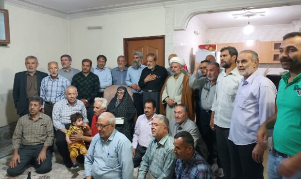 مراسم منزل شهید احمدرضا استکی