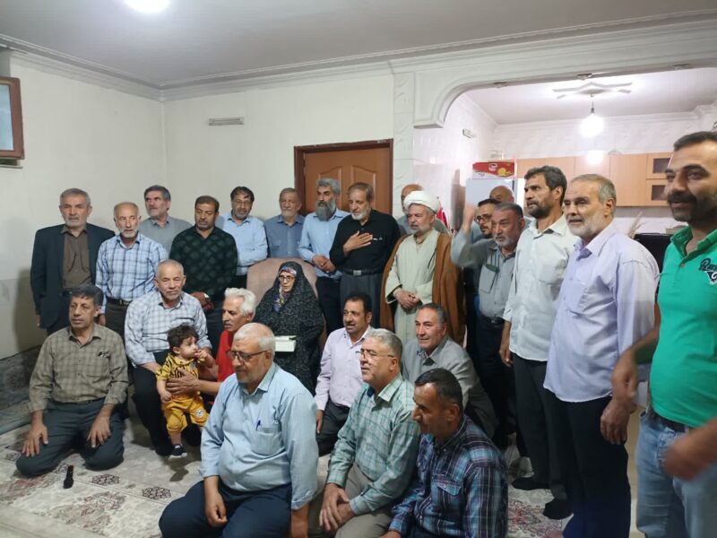 مراسم منزل شهید احمدرضا استکی