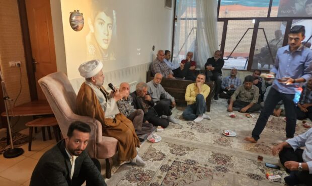 مراسم منزل شهید احمدرضا استکی