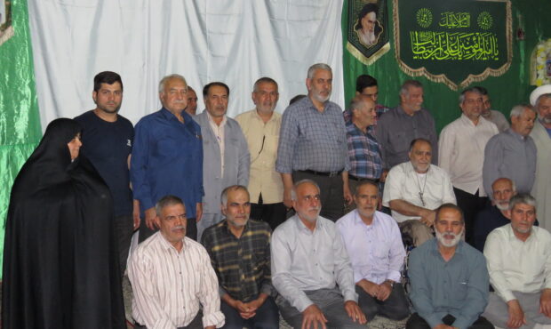 مراسم منزل شهید قاسمعلی ترک لادانی