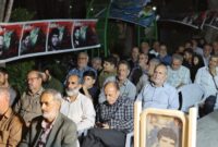مراسم سردار شهید حاج اکبر آقابابایی در گلستان شهدا