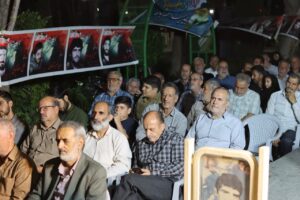 مراسم سردار شهید حاج اکبر آقابابایی در گلستان شهدا 