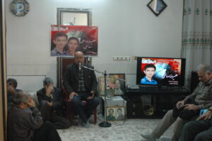 مراسم منزل شهیدان علیرضا و علی اکبر صالحی