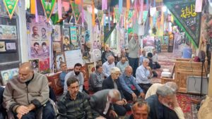 مراسم منزل شهیدان محمود و نعمت الله طاهری
