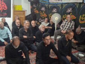 مراسم منزل برادران شهید علی، اکبر  محمود دهقانی پوده