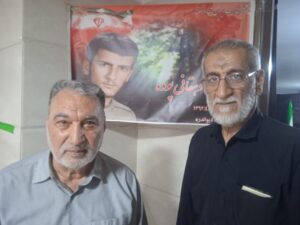 مراسم منزل برادران شهید علی، اکبر  محمود دهقانی پوده